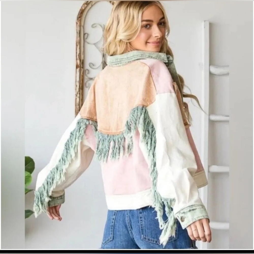 Oli & Hali Two-Tone Denim Jacket